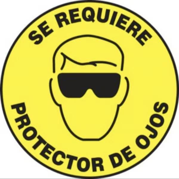 Accuform SLIPGARD FLOOR SIGN EYE SHMFS200 SHMFS200 - main